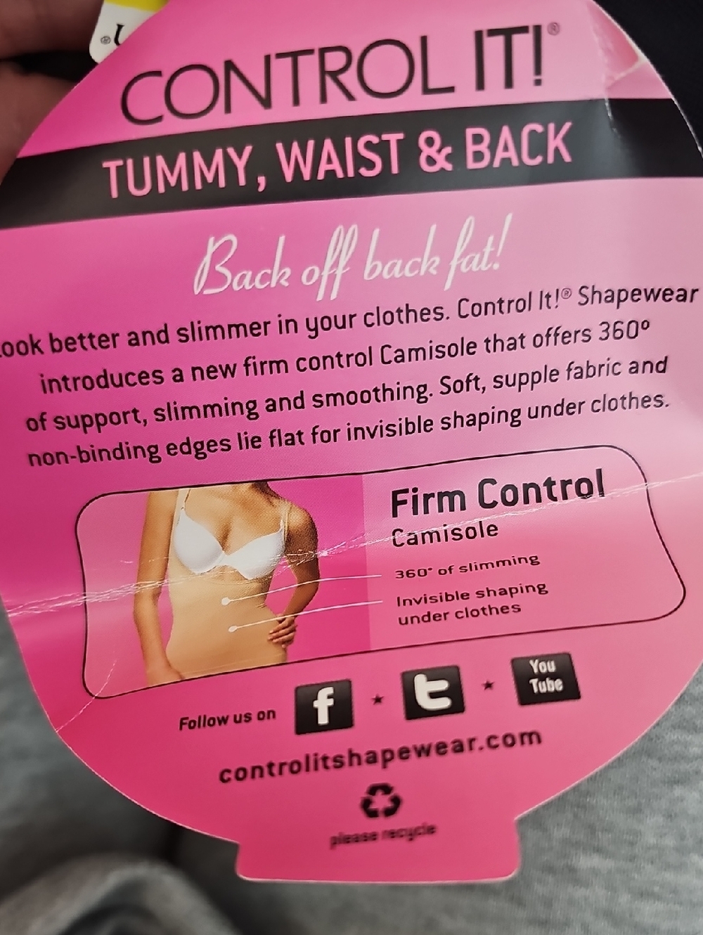 Control Tank Top, M - Picture 6 of 6